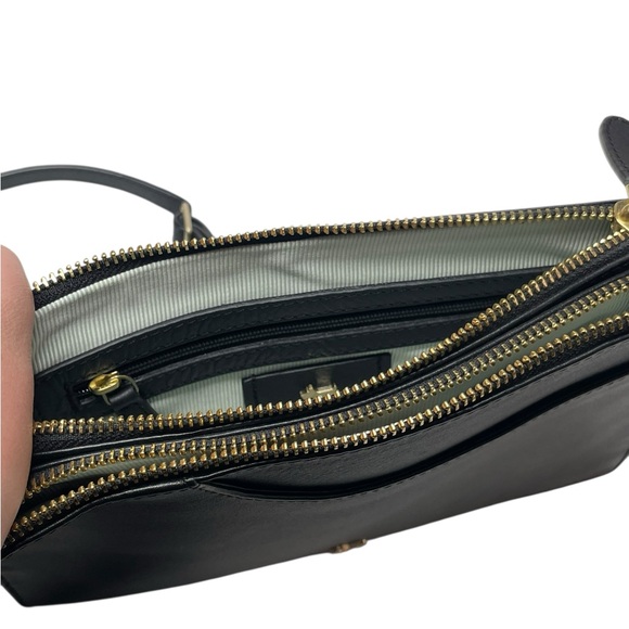 Radley London Pockets Medium Zip-Top Leather Crossbody Black - Picture 5 of 8